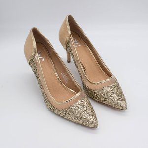 Journee Collection Kalani Women's Gold High Heels